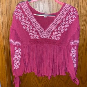 Pink American Eagle Shirt